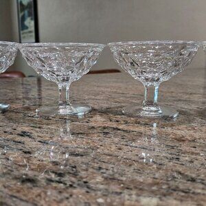Fostoria American set of 4 sherbet glasses or cups no damage antique vintage